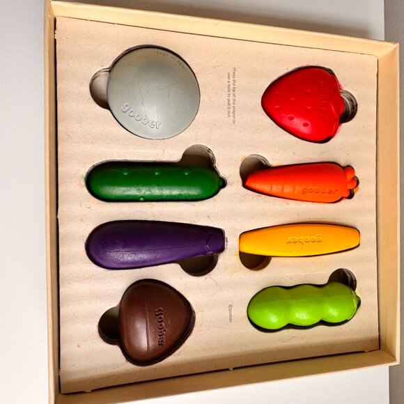 2 Sets of GOOBER Crayons (Goober Crayon Farm PLUS Goober Peanut Crayons) - Picture 3 of 8